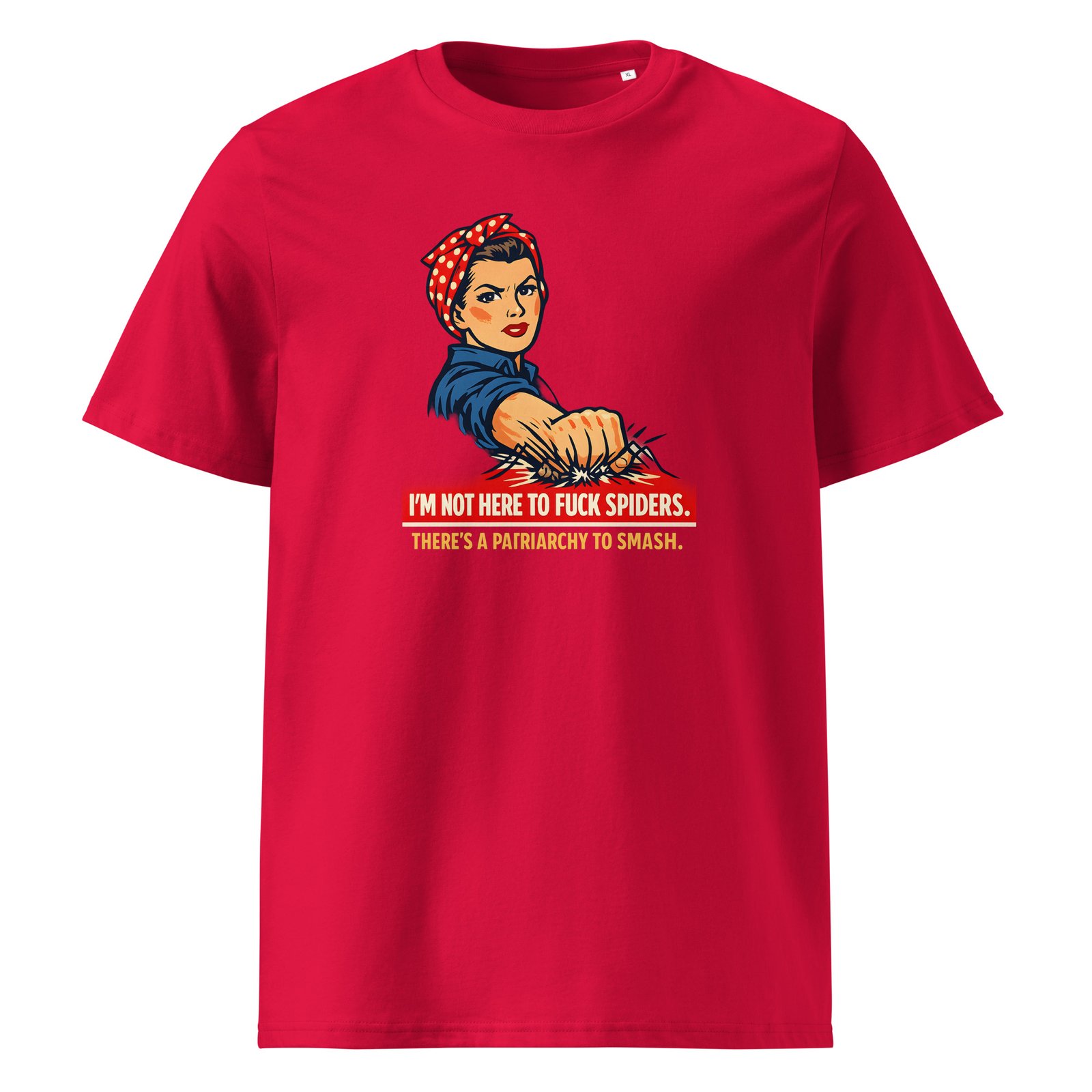 I'm not here to fuck spiders Unisex Tee - Image 3